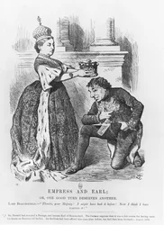 Disraeli fik en peerage af dronning Victoria i 1876
